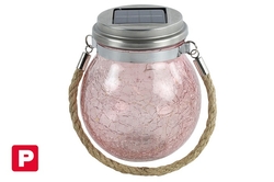 Lampa solár - růžová